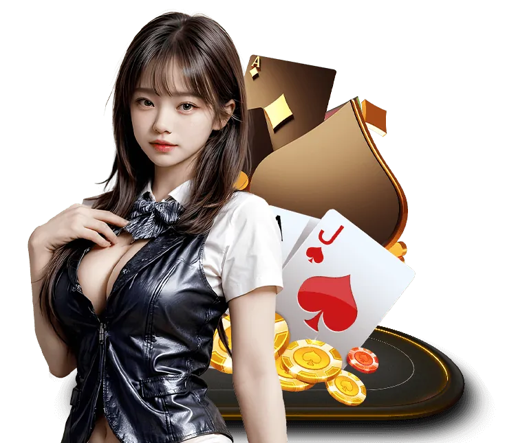 Dealer trực tiếp tại bàn chơi casino dwin456